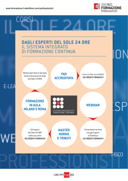 Stampa la brochure