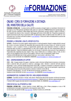 inFORMAZIONE n. 41 - Azienda Provinciale per i Servizi Sanitari