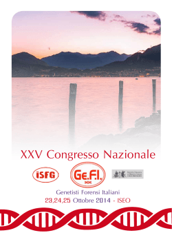 XXV Congresso Nazionale - Spedali Civili di Brescia