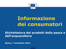 documenti relatori - informazione consumatori