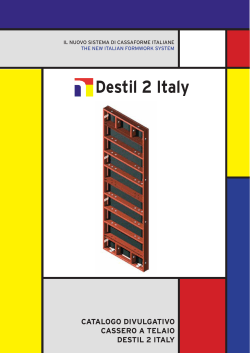 Destil 2 Italy - Farina Formworks