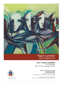 Figure e pensieri Carlo Adolfo Fia
