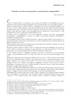 Il destino: una forza sovrannaturale o razionalmente comprensibile?