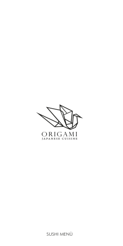 origami menù SCARICABILE