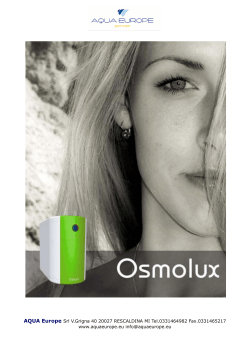 OSMOLux new generation advanced composite system