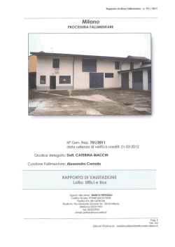 FERRARIO VITTORIO - perizia Geom. Pettorali