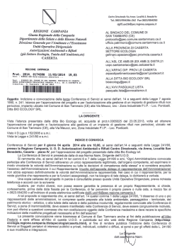 Ditta BIO ECOLOGY - C. di S - STAP Ecologia