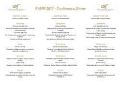 GAMM 2015 - Conference Dinner