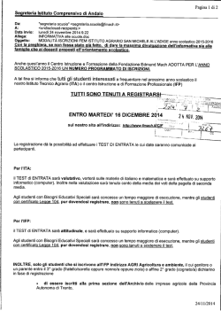 Paginal di 2 - Istituto Comprensivo Altopiano della Paganella