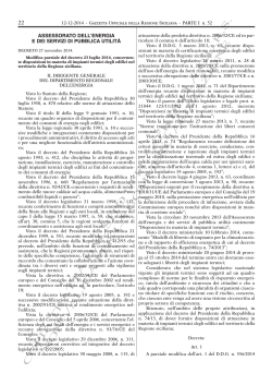 Decreto 27 novembre 2014