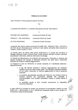 Dps Group Verbale di accordo solidariet&agrave; 15-12-2014