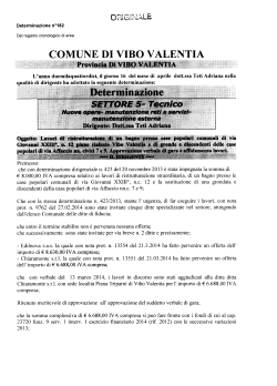 E D - Comune di Vibo Valentia