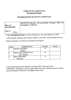 DOC217440 - Comune di Laurenzana