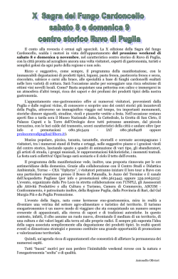 Il conto alla rovescia &egrave; ormai agli sgoccioli. La X edizione della