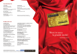 Download the Savings Map - FranciaCorta Outlet Village