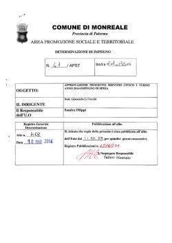 dirigenti - Comune di Monreale