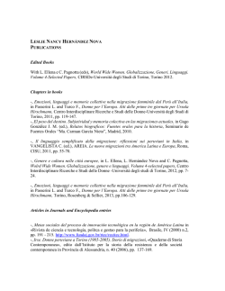 Edited Books With L. Ellena e C. Pagnotta (eds), World Wide