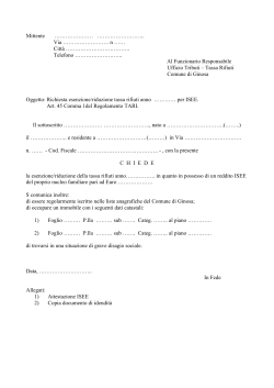 File: Fac simile per esenzione ISEE 1