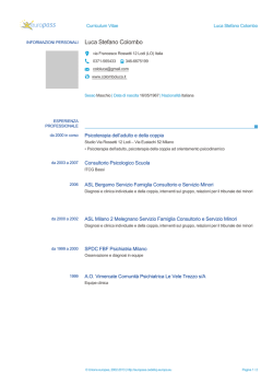 Download Curriculum - Luca Stefano Colombo