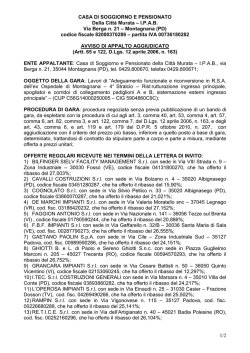 IPAB Via Berga n. 21 &ndash; Montagnana (PD)