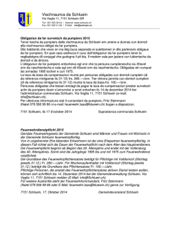 Feuerwehrdienstpflicht 2015