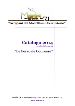 Catalogue (Italian version)