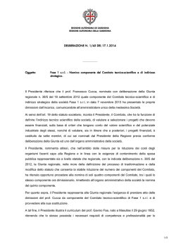 Delibera del 17 gennaio 2014, n. 1/45 [file ]