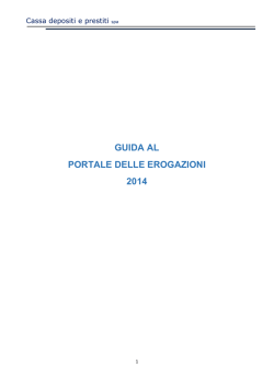 Guida - Cassa depositi e prestiti spa