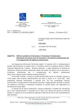 Nota congiunta USRV e Regione Veneto del 15 dicembre 2014 pdf