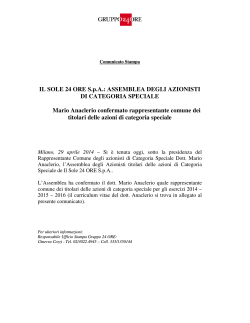 documento in pdf. - Gruppo 24 Ore