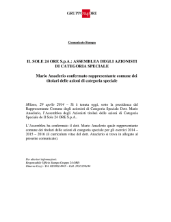 documento in pdf. - Gruppo 24 Ore