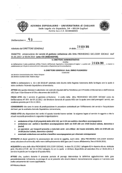 Deliberazione n. 97 del 28.01.2013