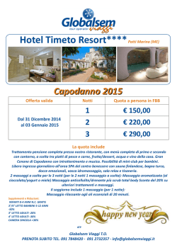 Hotel Timeto Resort****Patti Marina (ME)