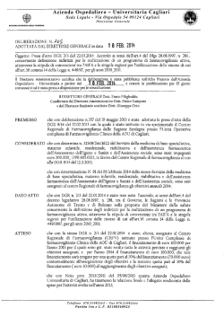 Deliberazione n.. 105 del 18.02.2014