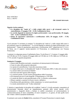 Info e Scheda di Adesione