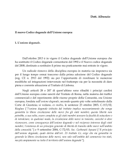 Relazione Albenzio - Consiglio di Presidenza della Giustizia Tributaria