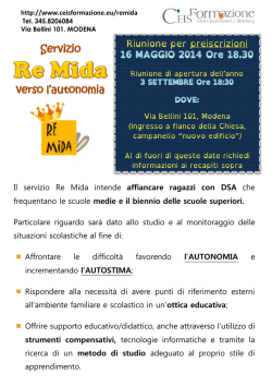 Il servizio Re Mida intende affiancare ragazzi con DSA che