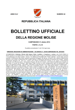 direzione generale della giunta - area terza