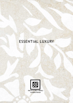 essential luxury - Franco Pecchioli Firenze