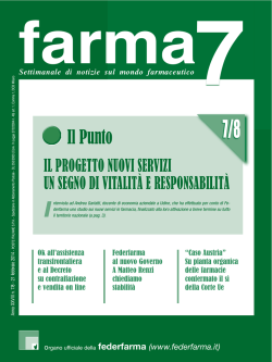 Il Punto - Federfarma Molise