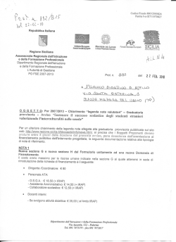 POR sicilia chiarimenti Monterosso Patrizia