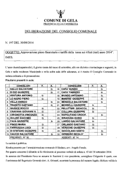 COMUNE DI GELA