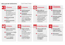 I dieci punti del cambiamento