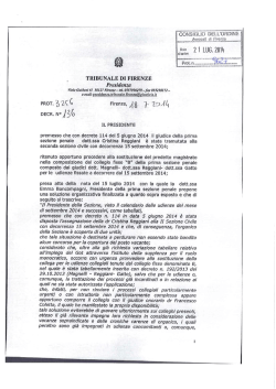 Decreto n. 136/2014 - Ordine degli Avvocati di Firenze
