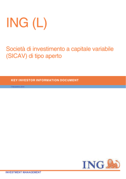 Informazioni chiave per gli investitori