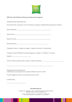 DIETA LIVE IBIS STYLES ROMA EUR