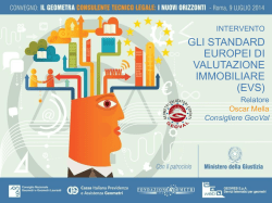gli standard europei di valutazione immobiliare (evs)