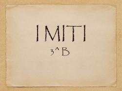 I MITI - ICS Cardarelli Massaua