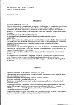 ITAL&Igrave;ANO - Liceo Scientifico Berard