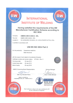 INTERNATIONAL INSTITUTE OF WELDING